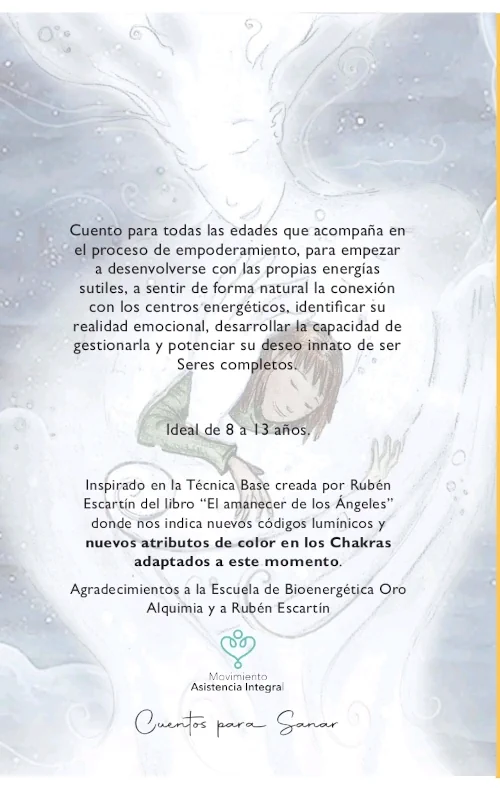 Contraportada del libro, el viaje de ada