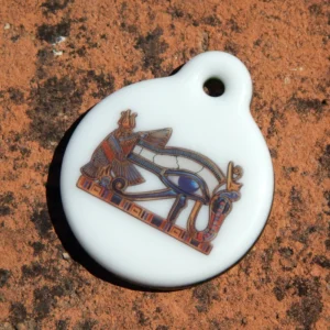 Ojo de Horus vidrio blanco